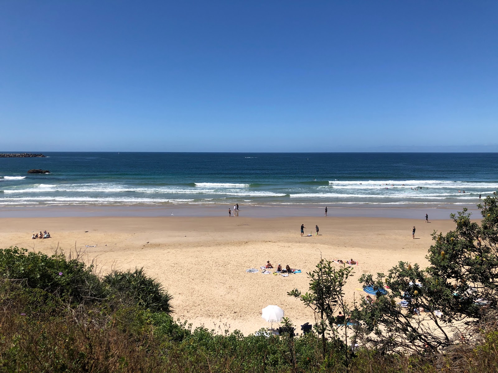Foto van Yamba Beach met hoog niveau van netheid