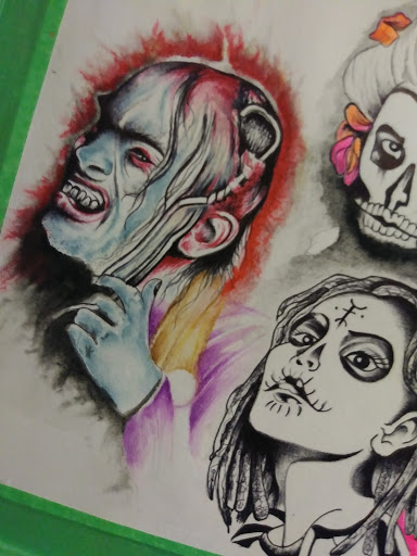 Explore beetlejuice tattoo ideas, creative tattoo ideas in La Crosse, available at La Crosse Tattoo