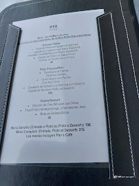 Restaurant Uva by Cálem à Vila Nova de Gaia (le menu)