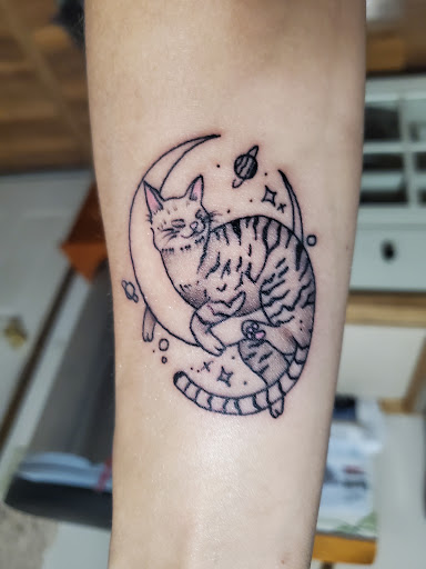 Explore stroke tattoo ideas, creative tattoo ideas in Windsor Heights, available at Clover Tattoo & Body Piercing