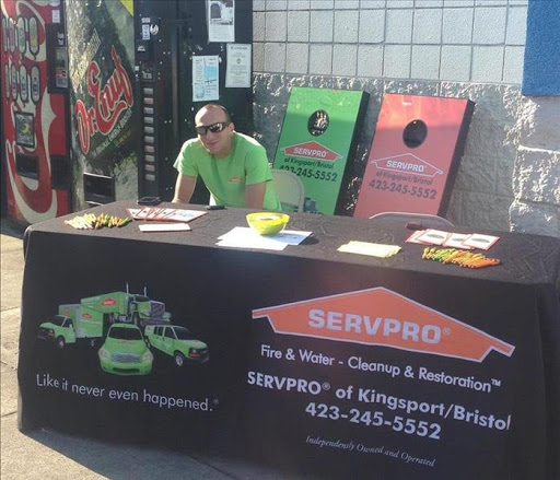 Water Damage Restoration Service «SERVPRO of Kingsport/Bristol», reviews and photos, 1520 Bridgewater Ln, Kingsport, TN 37660, USA