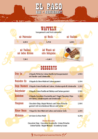 El Paso à Kiel menu
