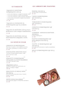 Eccellenze Campane à Naples menu