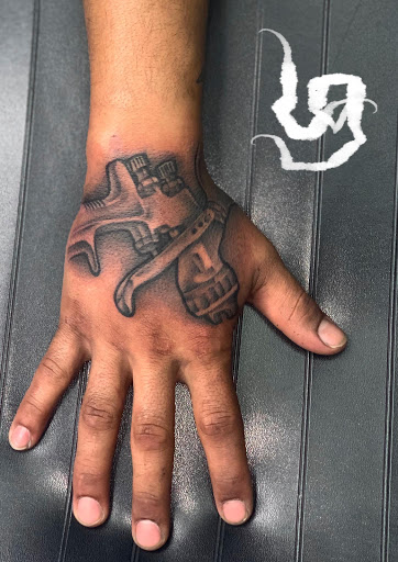 Explore negative space tattoo ideas, creative tattoo ideas in Florissant, available at St. Louis Ink