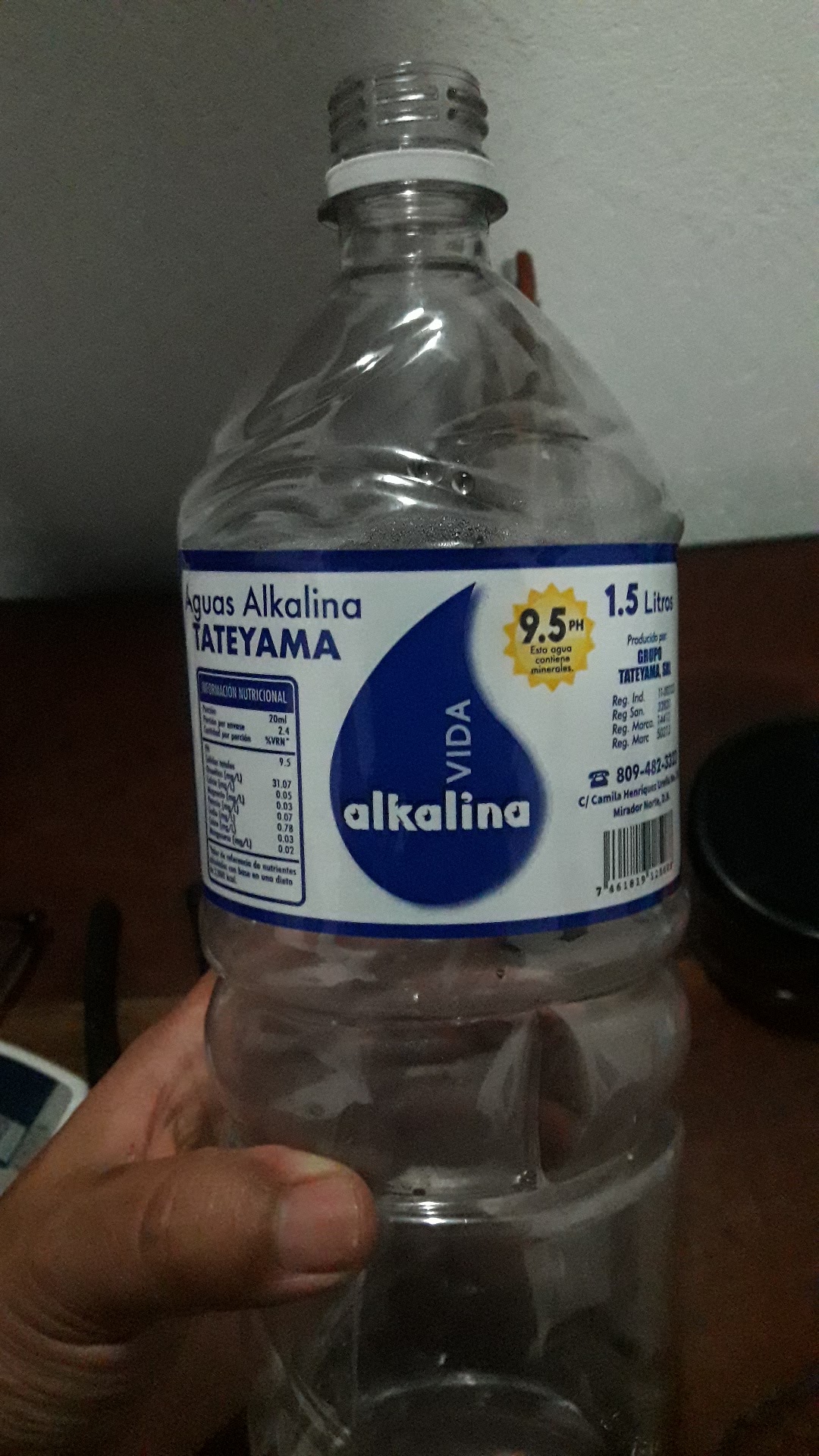 Agua Alcalina Tateyama