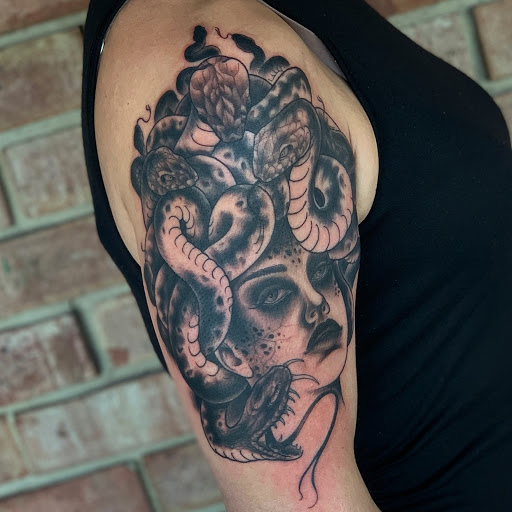 Explore tattoo ideas lettering, creative tattoo ideas in Tallmadge, available at Killjoy tattoo