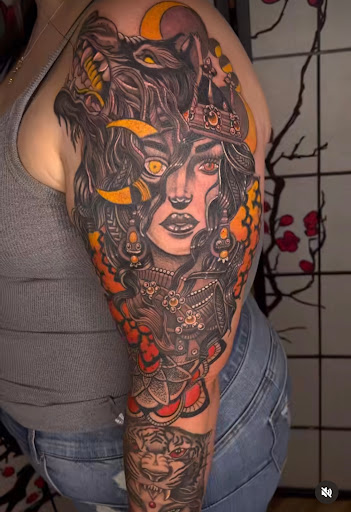 Explore houston tattoo ideas, creative tattoo ideas in Bakersfield, available at Electric Wizard Tattoo Castle