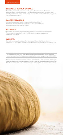 Restaurant Atmosphera à Lignano Sabbiadoro menu