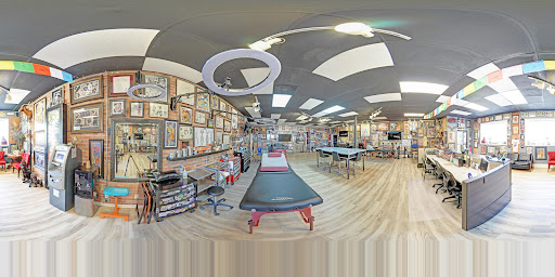 Explore tattoo ideas on back of neck, creative tattoo ideas in Bloomington, available at Artkore Tattoo