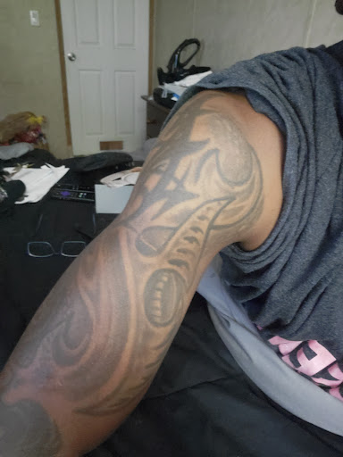 Explore 2 initial tattoo ideas, creative tattoo ideas in Baytown, available at Big Juniors Tattoos