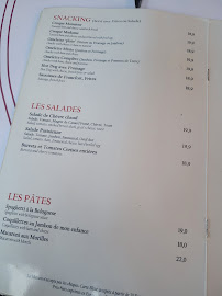 Restaurant Chez Ribe à Paris menu