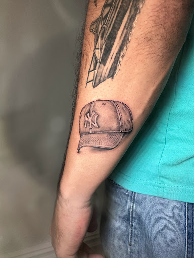 Explore plane tattoo ideas, creative tattoo ideas in Brooklyn, available at Don Vano by the Verrazzano