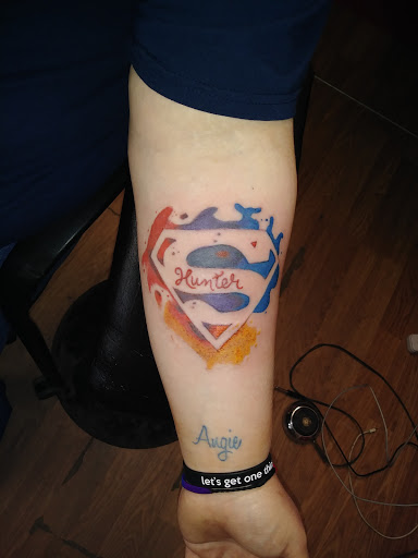 Explore finger print heart tattoo ideas, creative tattoo ideas in Frankfort, available at AMaysing Ink Tattoos and Piercings