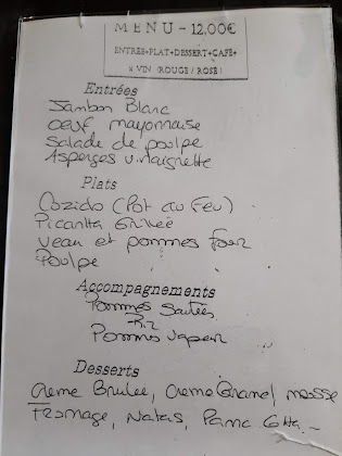 menu du restaurants 5 Quinas à Saint-Denis