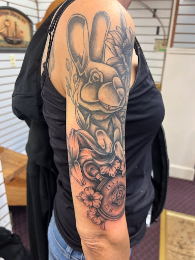 Explore dreaming tattoo ideas, creative tattoo ideas in Eureka Springs, available at Sailors Luck Tattoo