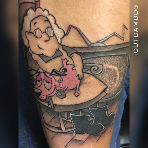 Explore coffin tattoo ideas, creative tattoo ideas in Savannah, available at Tatlyfe Studios