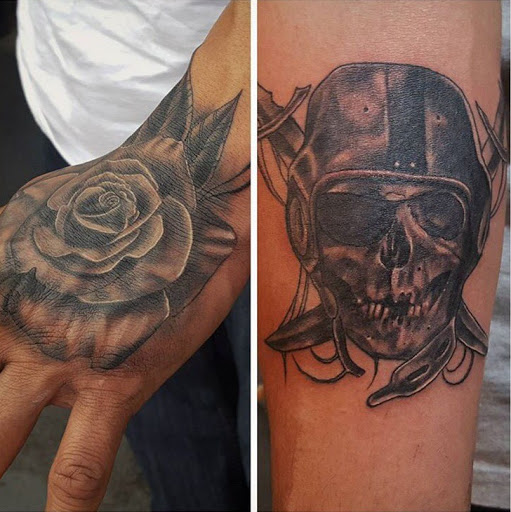 Explore black panther party tattoo ideas, creative tattoo ideas in San Diego, available at Sideshow Tattoo and Piercing