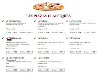Carte du Le Kiosque à Pizzas à Pont-Saint-Martin