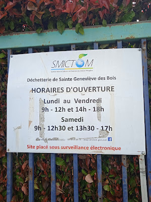 Déchetterie saint Geneviève des Bois à Sainte-Geneviève-des-Bois