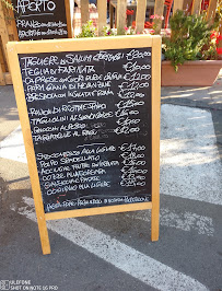 Menu du L'Osteria da Silvia à Imperia