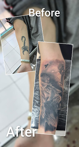 Explore calf tattoo ideas men, creative tattoo ideas in Saint Petersburg, available at Edens Apple Tattoos and Piercings