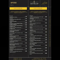 Imperium Pizzeria-Bisteccheria à Quartu Sant'Elena carte