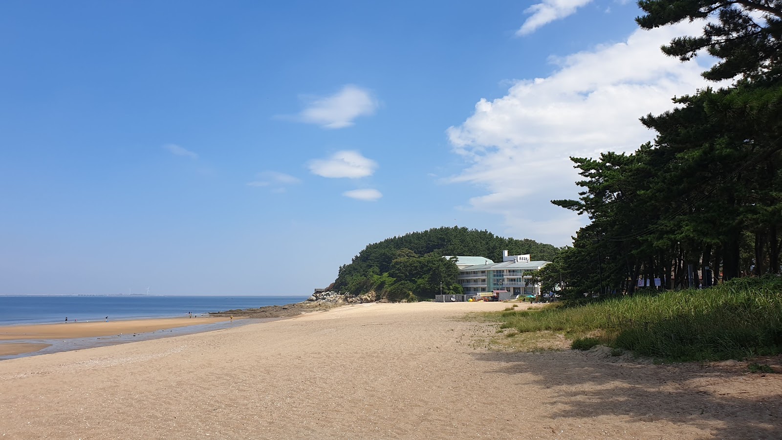 Fotografija Gosapo Beach z dolga ravna obala