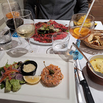 Plats et boissons du Restaurant français 
