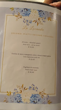Restaurant La Locanda à Pavullo Nel Frignano (la carte)