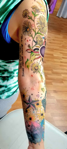 Find friend tattoo ideas for your next unique tattoo in Benton at Spectrum Tattoo