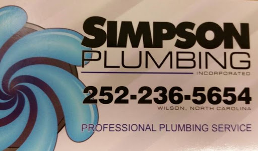 Simpson Plumbing Inc in Wilson, North Carolina