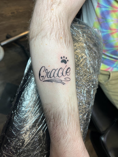 Explore clock sleeve tattoo ideas, creative tattoo ideas in Meadville, available at Lucky Lucys Tattoo and Art Studio