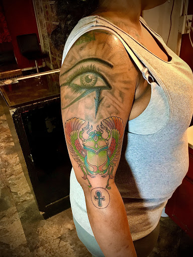 Explore small ear tattoo ideas, creative tattoo ideas in Lake Charles, available at Brand-X Tattoo & Piercing