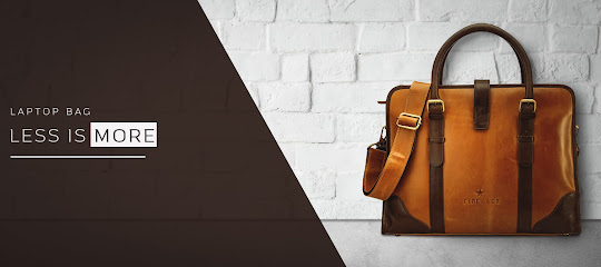 Finelaer | Leather Crossbody Laptop Bags for Men and Women