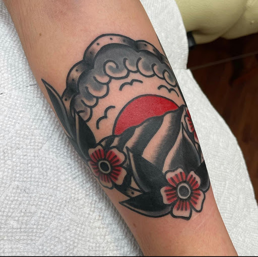 Explore animal sleeve tattoo ideas, creative tattoo ideas in Laredo, available at Horikawa Tattoo & Piercing Studios