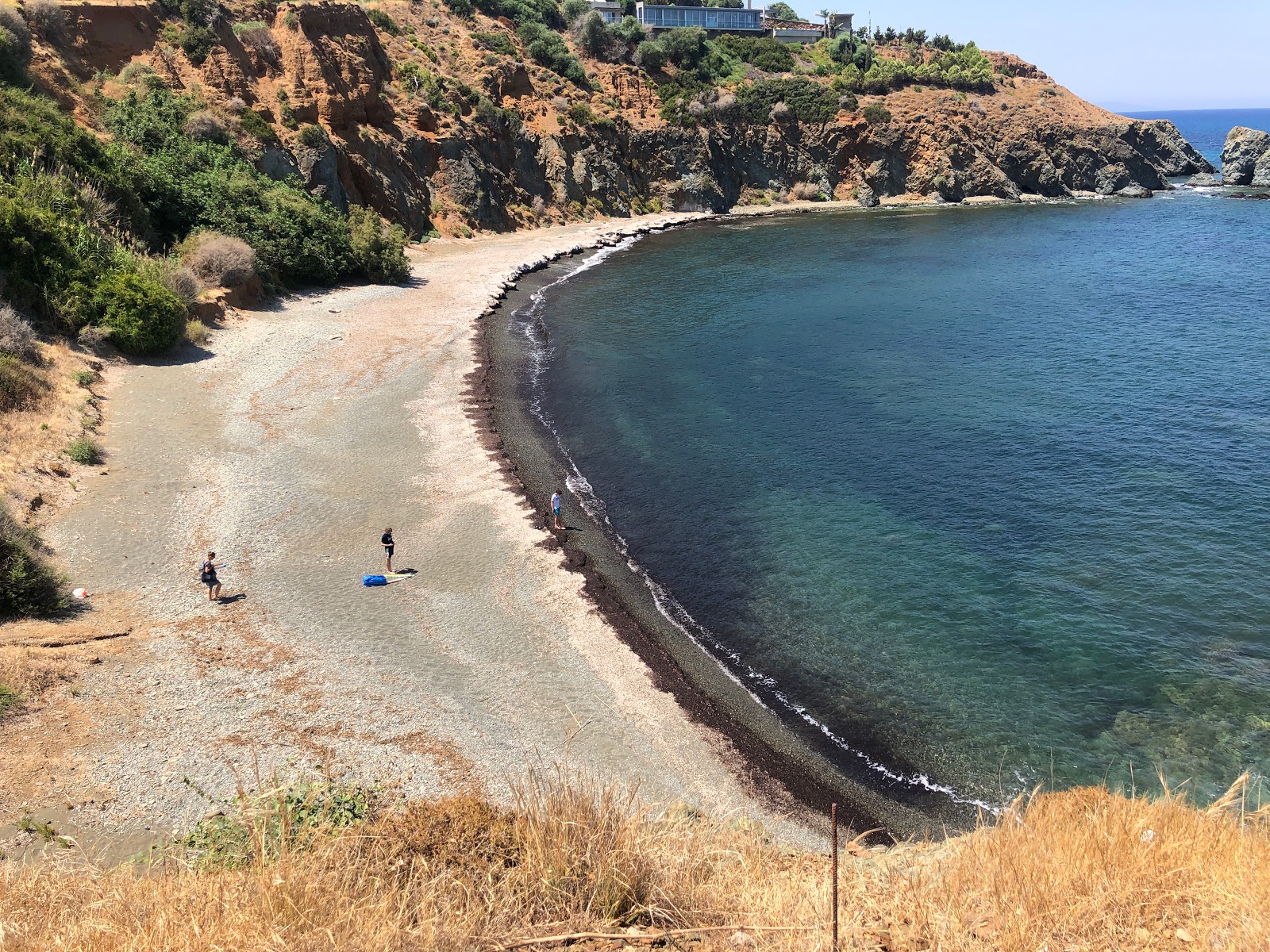 Fotografie cu Paradise beach cu o suprafață de pietricel cenușiu
