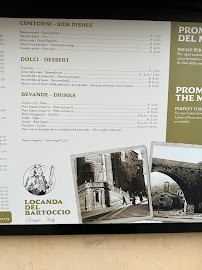 Locanda Del Bartoccio à Perugia menu