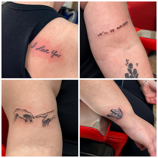 Explore firefighter sleeve tattoo ideas, creative tattoo ideas in Baytown, available at Big Juniors Tattoos