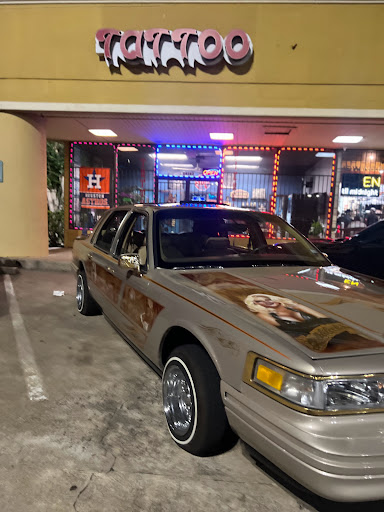Explore car guy tattoos ideas, creative tattoo ideas in Houston, available at The Dark Anchor