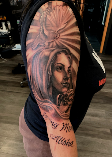 Explore spartan warrior tattoo ideas, creative tattoo ideas in Silver City, available at Independent Ink Tattoo