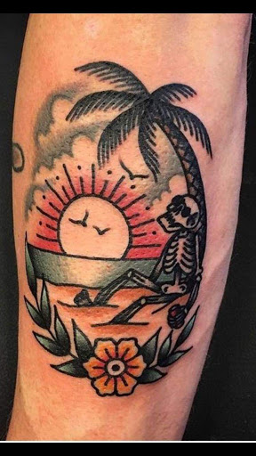 Explore barb wire tattoo ideas, creative tattoo ideas in Augusta, available at The Lucky Seven Tattoo Co.