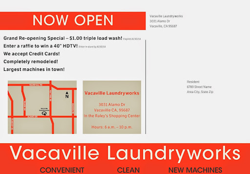 Laundromat «Vacaville Laundryworks», reviews and photos, 3031 Alamo Dr, Vacaville, CA 95687, USA