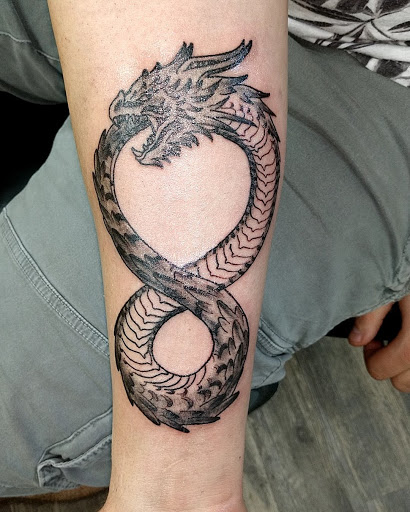 Explore mens christian tattoo ideas, creative tattoo ideas in Johnstown, available at Lemon Bomb Tattoo Co.