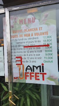 Menu du Ami Buffet Wok à Bordeaux