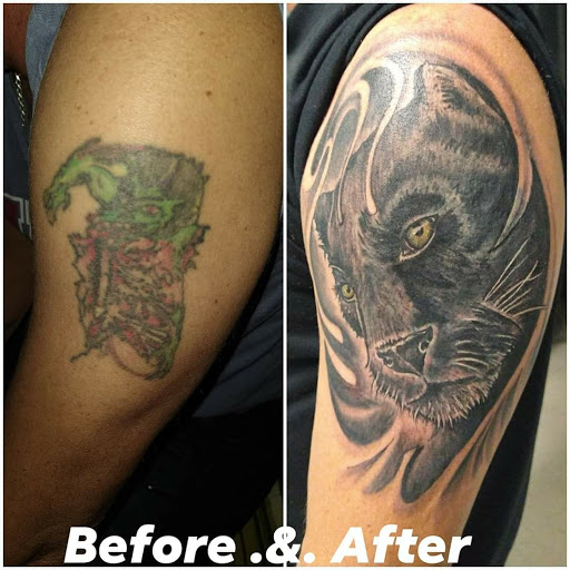 Explore head tattoo ideas for females, creative tattoo ideas in Homosassa, available at Citrus Tattoos
