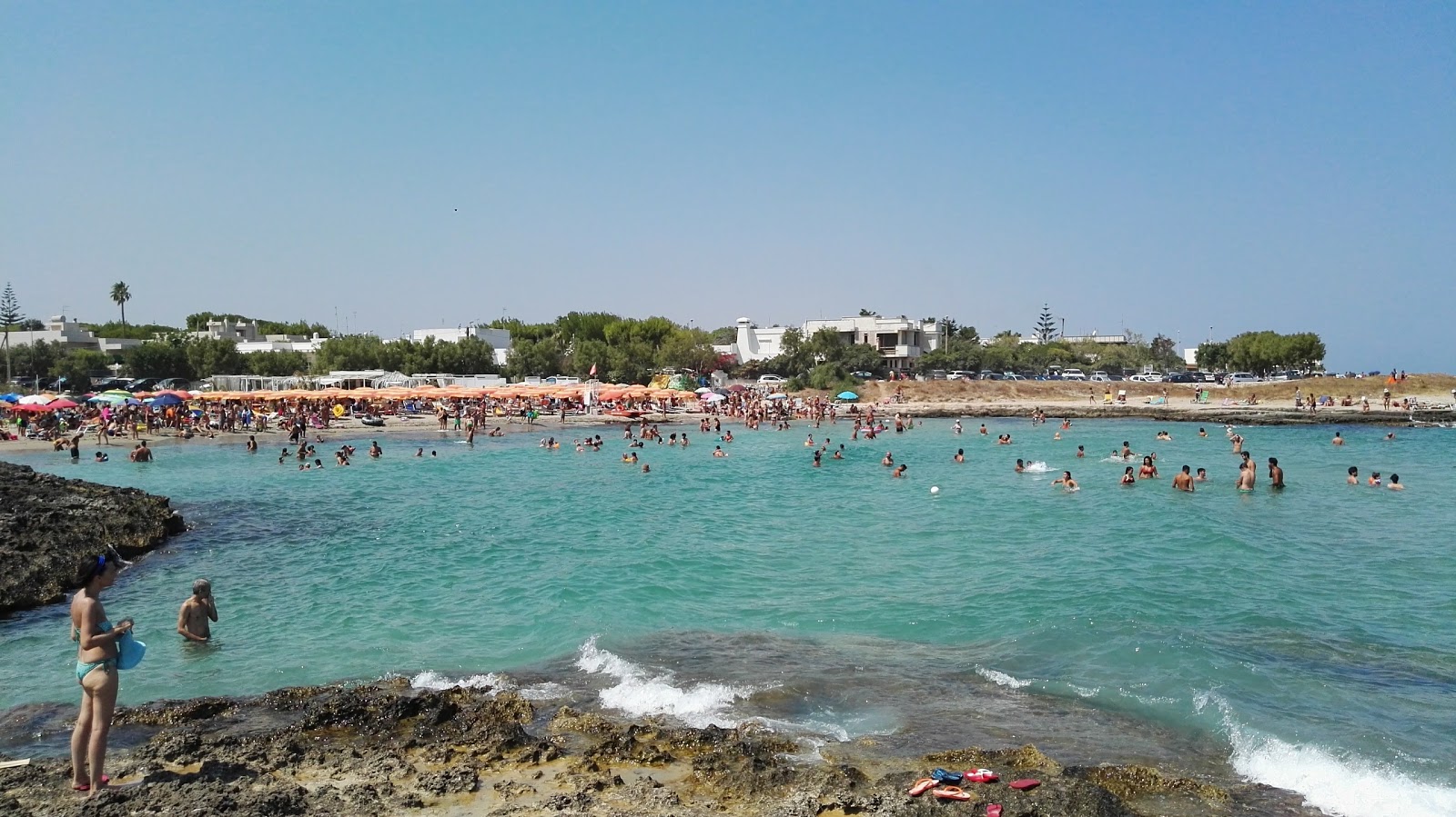 Fotografija Spiaggia Mezzaluna priporočljivo za družine popotnike z otroki