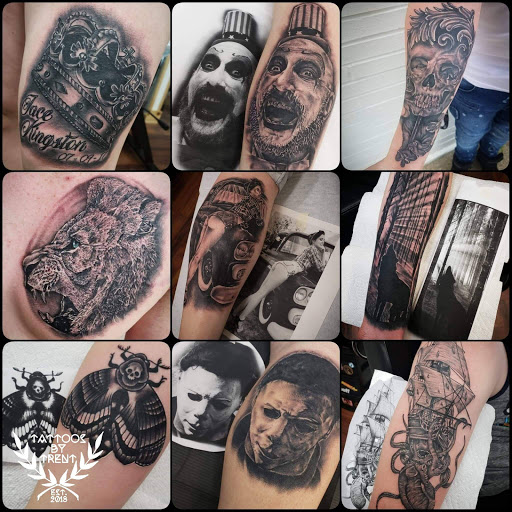 Explore broken hearted tattoo ideas, creative tattoo ideas in Lakeview, available at Backwoods Tattoo Studio