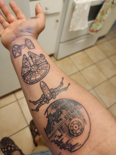 Explore daddy daughter tattoo ideas, creative tattoo ideas in Mobile, available at Underground Studio