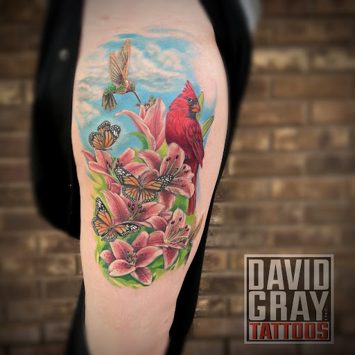 Find forever love tattoo ideas for your next unique tattoo in Davison at Trainwreck Tattoo Studio