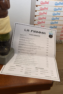 Pizzeria La Fiamma à Nuoro (la carte)